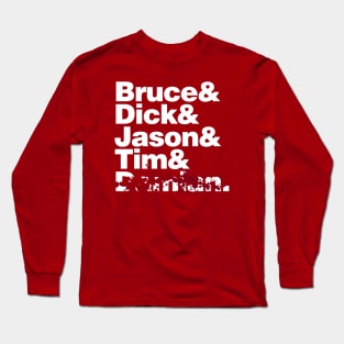 Bruce and the Boy Wonders (RIP VERSION) Long Sleeve T-Shirt